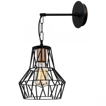 Image of Tortum - N-1059 Black Wall Lamp