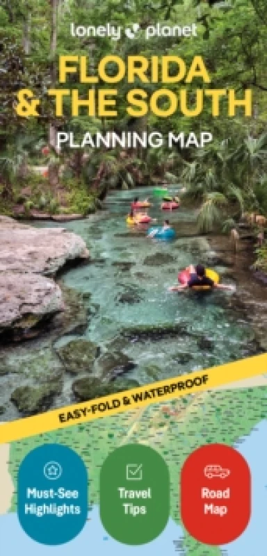 Image of Lonely Planet Florida & the South Planning Map Sheet map, folded