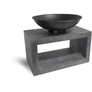 Image of Ivyline Firebowl & Rectangle Console Cement