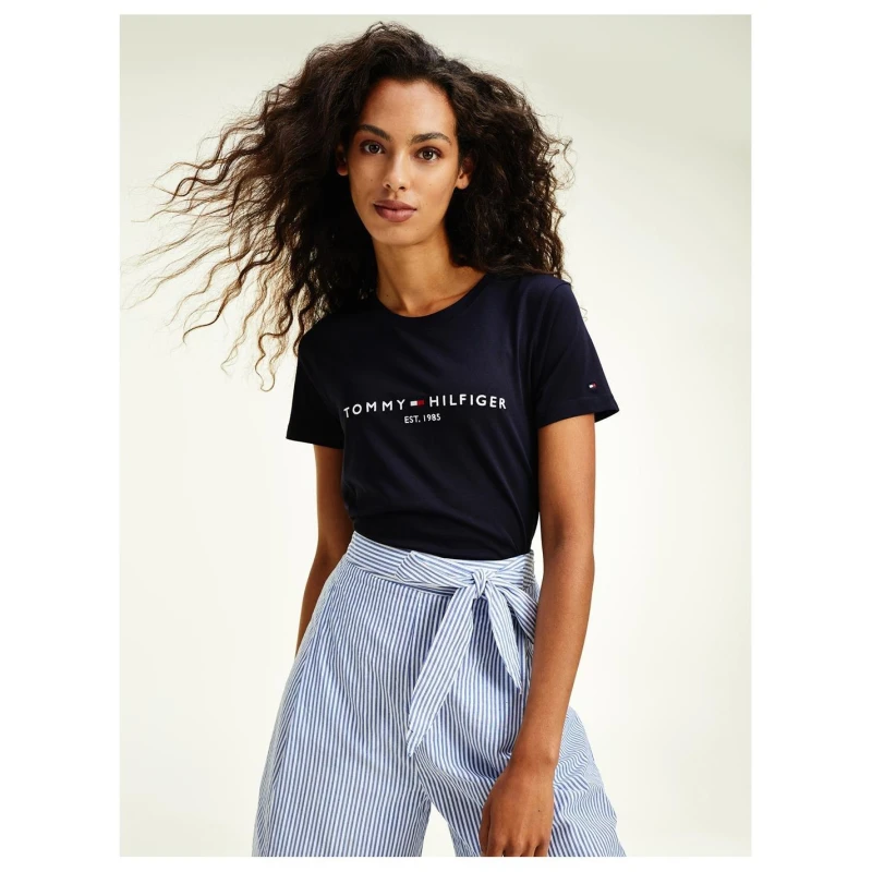 Image of Tommy Hilfiger Essential T Shirt - Blue Blue 18
