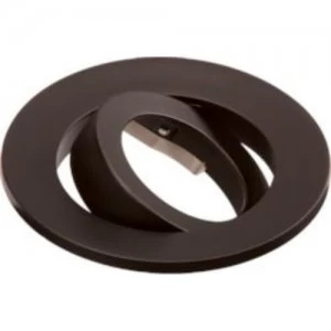 Image of KnightsBridge Evolve Fire Rated Twist and Lock Downlight Tilt Trim Bezel - Gunmetal