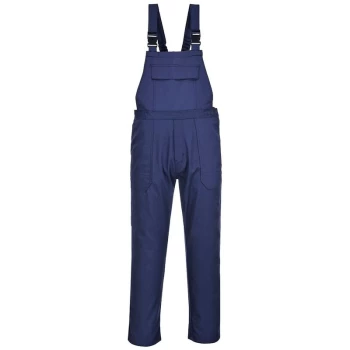 Image of Portwest - BIZ4NARXL - sz XL Bizweld Bib and Brace - Navy