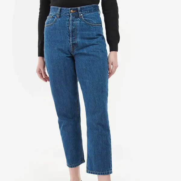 Image of Barbour Moorland High Rise Denim Jeans - UK 16