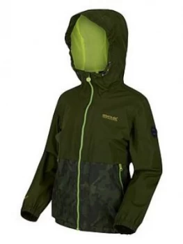 Image of Regatta Boys Haskell Camo Jacket - Khaki, Size 9-10 Years