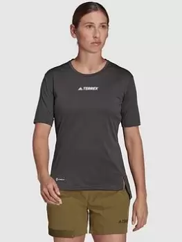 Image of adidas Terrex Tee, Black Size M Women