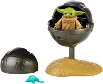 Image of Star Wars The Mandalorian - Retro Collection - Baby Yoda Action Figure multicolor