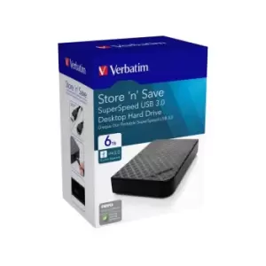 Image of Verbatim Store N Save 3.5' (8.89Cm) Gen 2 6TB USB 3.0