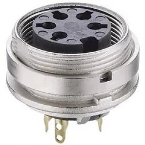 Image of DIN connector Socket vertical vertical Number of pins 3 Silver Lumberg KGV 30