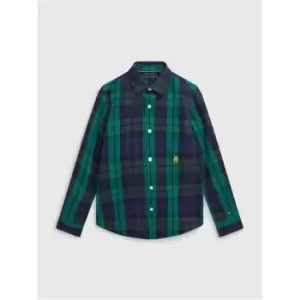 Image of Tommy Hilfiger Black Watch Check Shirt - Green