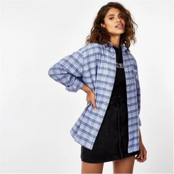 Image of Jack Wills Check Long Sleeve Shirt - Blue