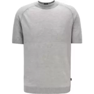 Image of Boss Julios Knit T Shirt - Silver