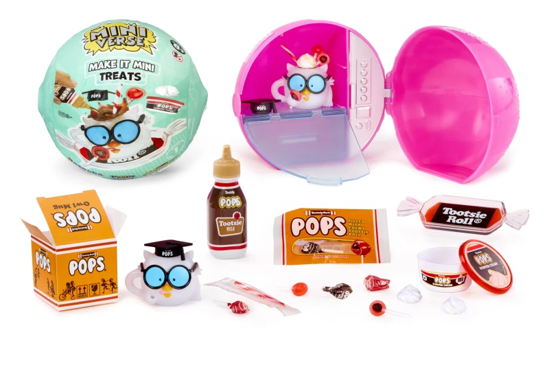 Image of MGA's Miniverse Make It Mini Treats - Mini Collectables Mysterie Blinde Verpakking Snoepthema Doe-Het-Zelf Harsspel 12 Collectables NIET EETBAAR