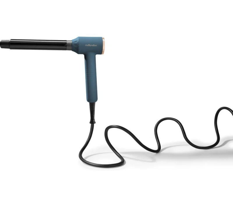Image of MDLONDON CURL 4-in-1 Right Angled Curling Wand - Casal Blue 5020260115493