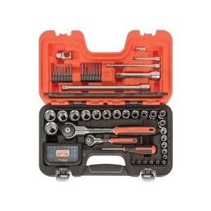 Image of Bahco SW79 Swivel Socket Set of 79 Metric 1/4in & 1/2in Drive
