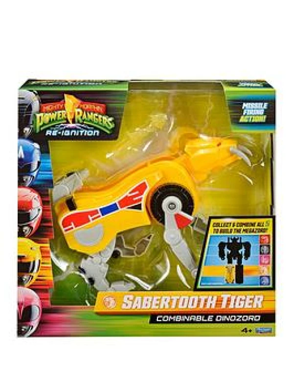 Image of Power Rangers Mighty Morphin Re-Ignition - Sabertooth Tiger Combinable Dinozord