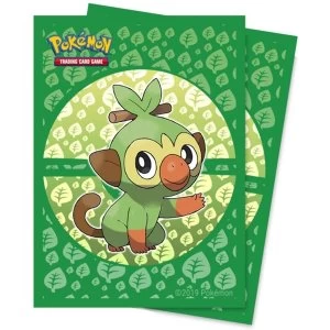 Image of Ultra Pro Pokemon Sword and Shield Galar Starters Grookey Deck Protector 65 Sleeves