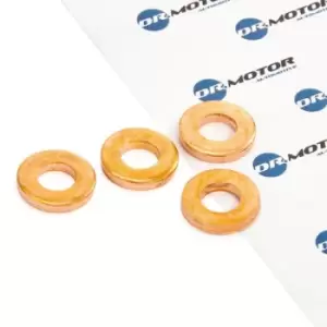 Image of DR.MOTOR AUTOMOTIVE Gaskets PEUGEOT,CITROEN DRM01124S 198165,198165 Seal Kit, injector nozzle