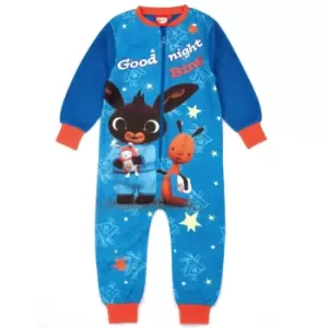Image of Bing Bunny Boys Good Night Bing Characters Bodysuit (4-5 Years) (Blue)