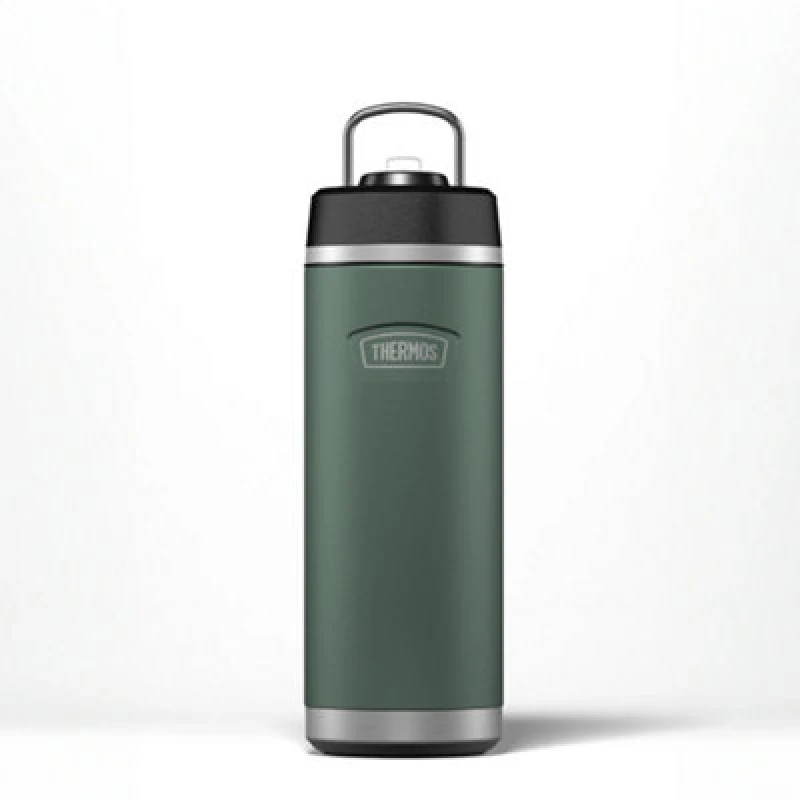 Image of Thermos Icon Series 710ml Flip Straw Water Bottle - Rock Cap Green Green Unisex
