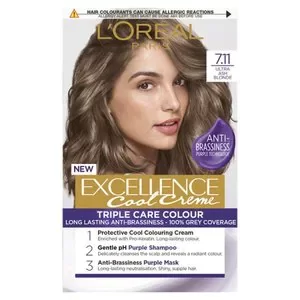 Image of Excellence Creme Cool 7.11 Ultra Ash Blonde Hair Dye