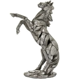 Image of Natural World Rearing Horse Figurine By Lesser & Pavey