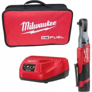 Image of Milwaukee M12 FHIR38-201B 12V Fuel Cordless Impact Wrench with 1x 2.0Ah Batteries