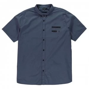 Image of Firetrap Soria Short Sleeve Shirt Mens - Indigo