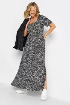 Image of Floral Square Neck Maxi Dress
