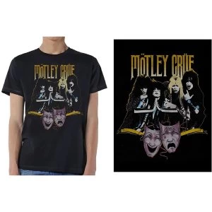 Image of Motley Crue - Theatre Vintage Mens X-Large T-Shirt - Black