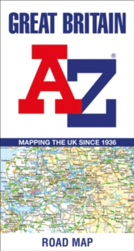Image of Great Britain A-Z Road Map. By AZ maps Books