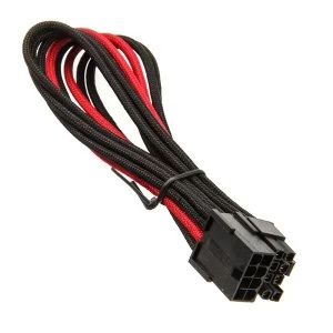 Image of Silverstone PCI 8-Pin to 6 +2- pin PCIe Cable 25cm - Black / Red