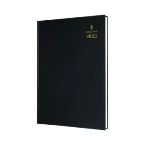 Image of Collins A4 Desk Diary Day Per Page Black 2023 44.99-23