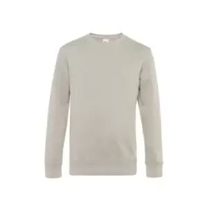 Image of B&C Mens King Crew Neck Sweater (S) (Grey Fog)