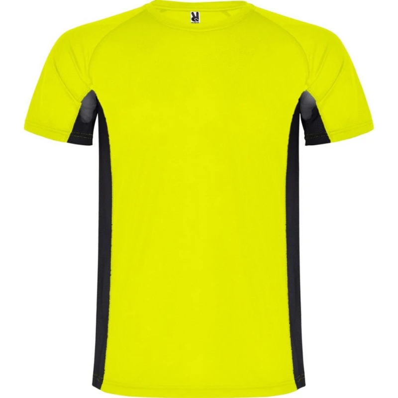 Image of ROLY Shanghai Short-Sleeved Sports T-Shirt in Bright Yellow Size: 4 Years Bright Yellow Unisex 4 Years