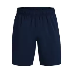 Image of Under Armour Armour Woven Graphic Shorts Mens - Blue