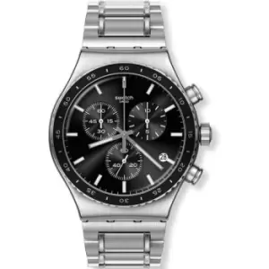 Image of Unisex Swatch Carbonium Dream New Irony Chrono Watch
