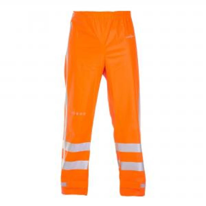 Image of Hydrowear Nagoya Multi Hydrosoft Flame Retardant Anti - Static High Visibility Waterproof Trousers Orange M