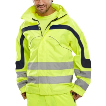 Image of Eton Breathable EN471 Jacket Saturn Yellow - Size M