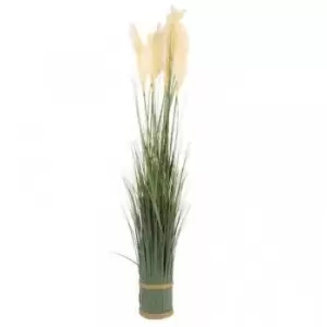 Image of Smart Solar Faux Bouquet - White Pampas 120cm, Decor