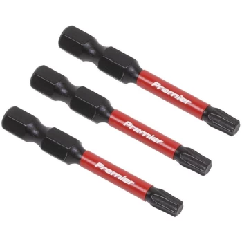 Image of Sealey - AK8243 TRX-Star* T25 Impact Power Tool Bits 50mm - 3pc