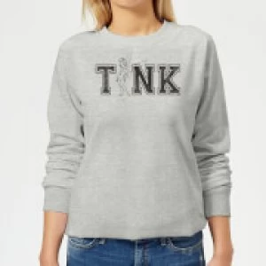 Image of Disney Peter Pan Tinkerbell Womens Sweatshirt - Grey - M