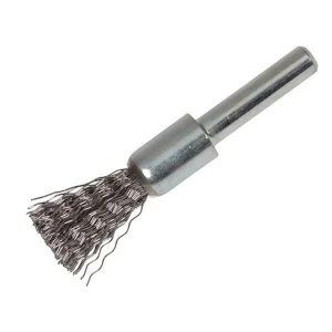 Image of Lessmann End Brush with Shank 12 x 20mm, 0.30 Steel Wire