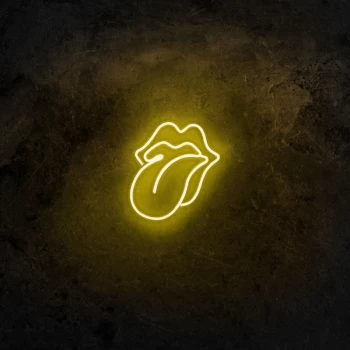 Image of The Rolling Stones - Yellow Yellow Wall Lamp
