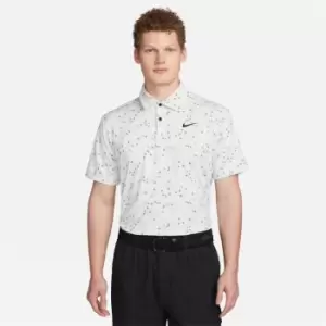 Image of Nike Dri-FIT Tour Mens Floral Golf Polo - Grey