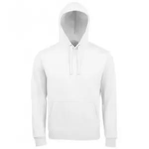 Image of SOLS Unisex Adults Spencer Hooded Sweatshirt (S) (White)