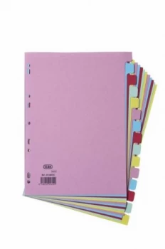 Image of Elba A4 Card Dividers 15 Part Assorted