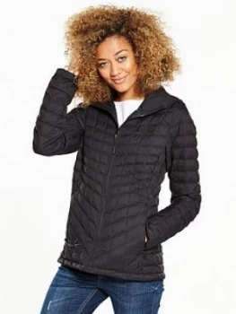 Image of The North Face Thermoball Full Zip Hooded Jacket Black Size XL Women