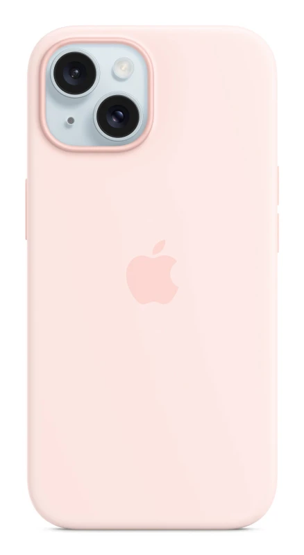 Image of Apple Apple iPhone 15 Silicone Case with MagSafe - Light Pink MXPH3ZM/A