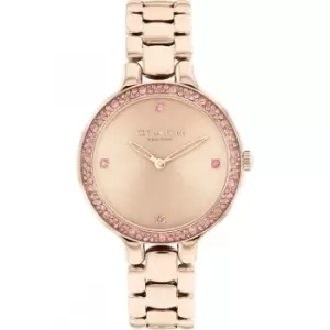 Image of Ladies Coach Chelsea Carnation Gold IP Watch