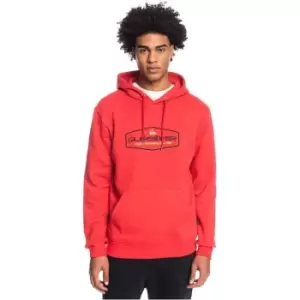 Image of Quiksilver Logo Hoodie Mens - Red